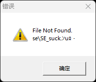 报错截图